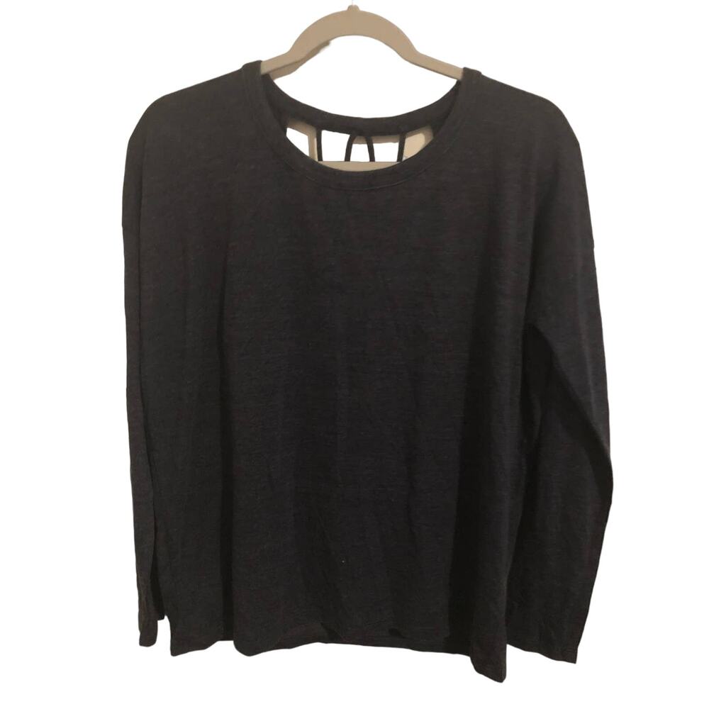 Chaser strappy open back tee NWT